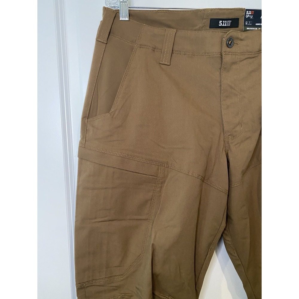 5.11 Tactical Men's Apex Flex Tac Brown Cargo Pants 36x30 *NWT* - Picture 3 of 10